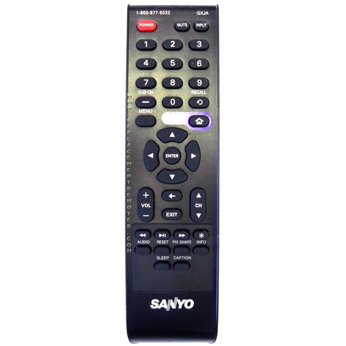 Sanyo GXJA TV Remote Control