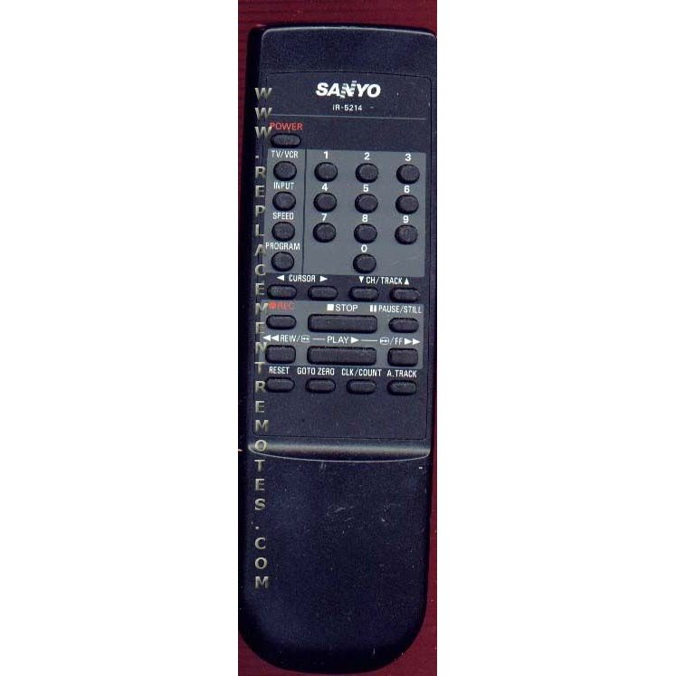 Sanyo IR5214 VCR Remote Control