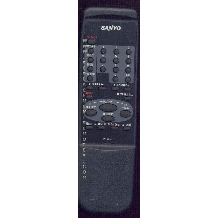 Sanyo IR5218 VCR Remote Control