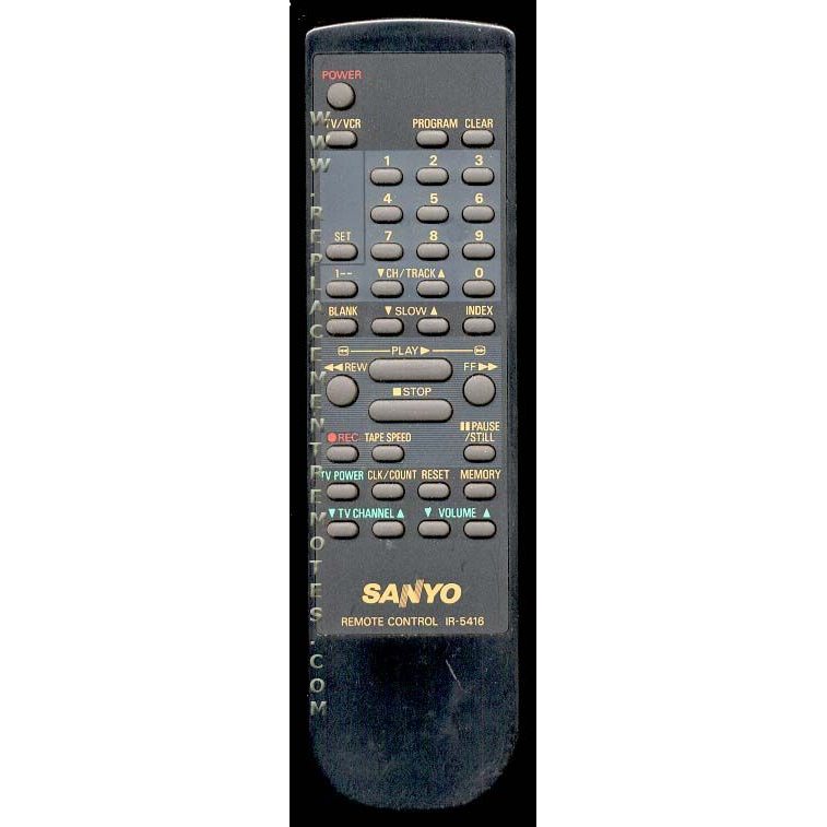 Sanyo IR5416 TV/VCR Remote Control