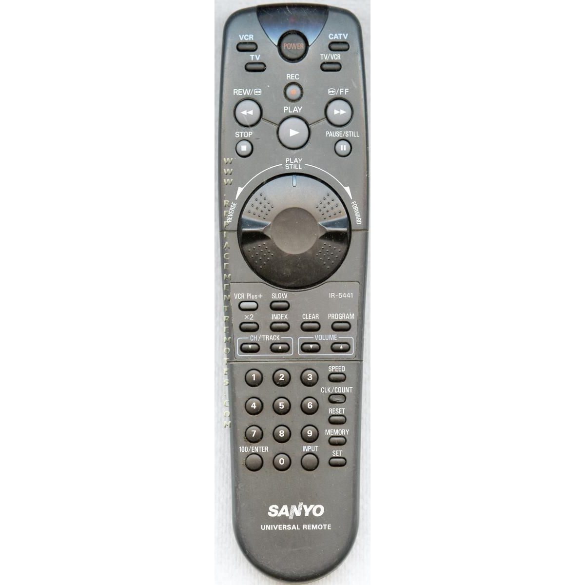 Sanyo IR5441 TV/VCR Remote Control