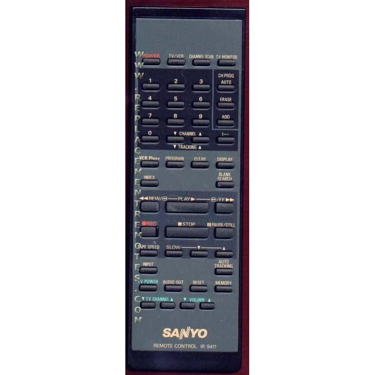 Sanyo IR9411 VCR Remote Control