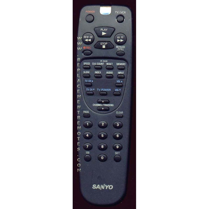 Sanyo IR9426 VCR Remote Control