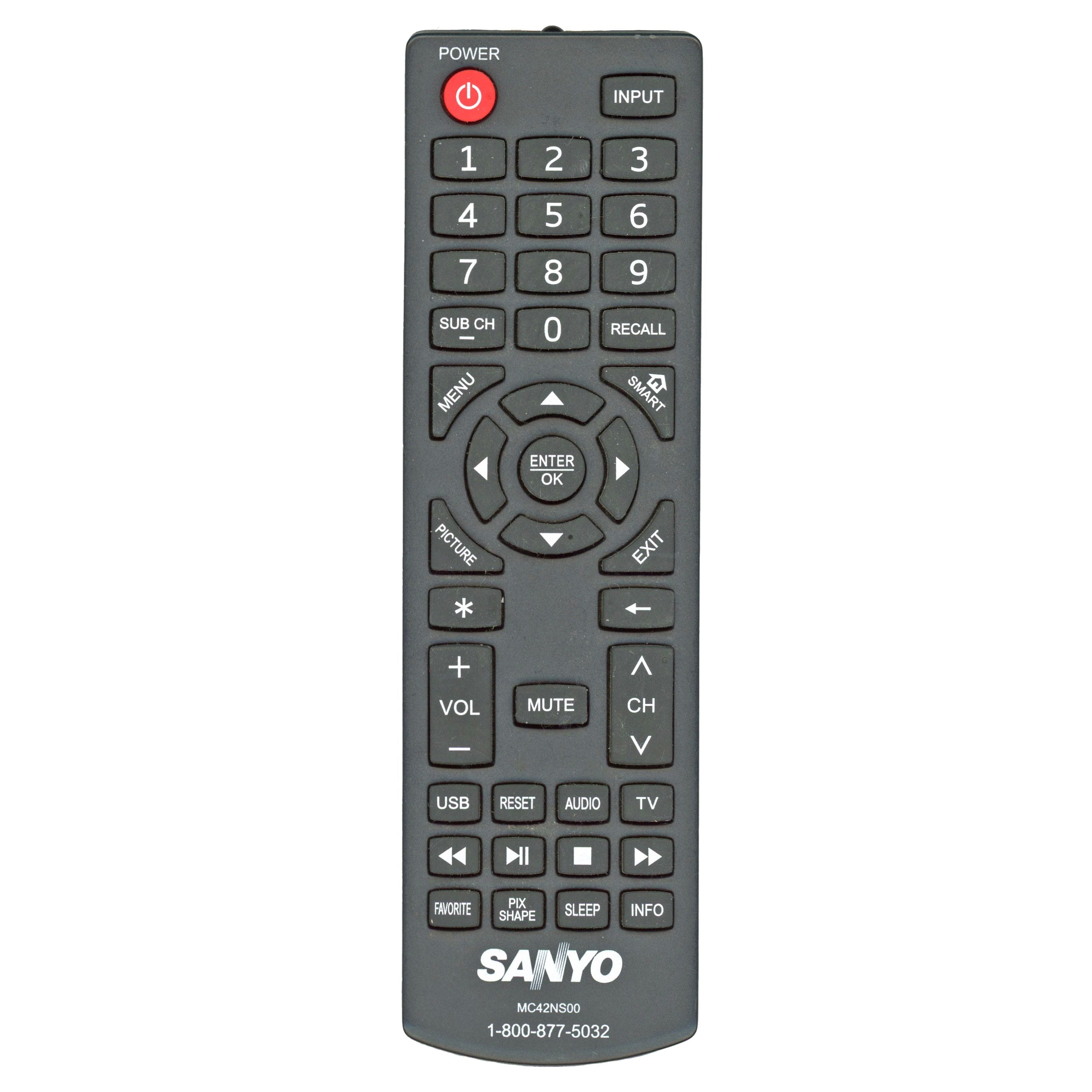 Sanyo MC42NS00 TV Remote Control