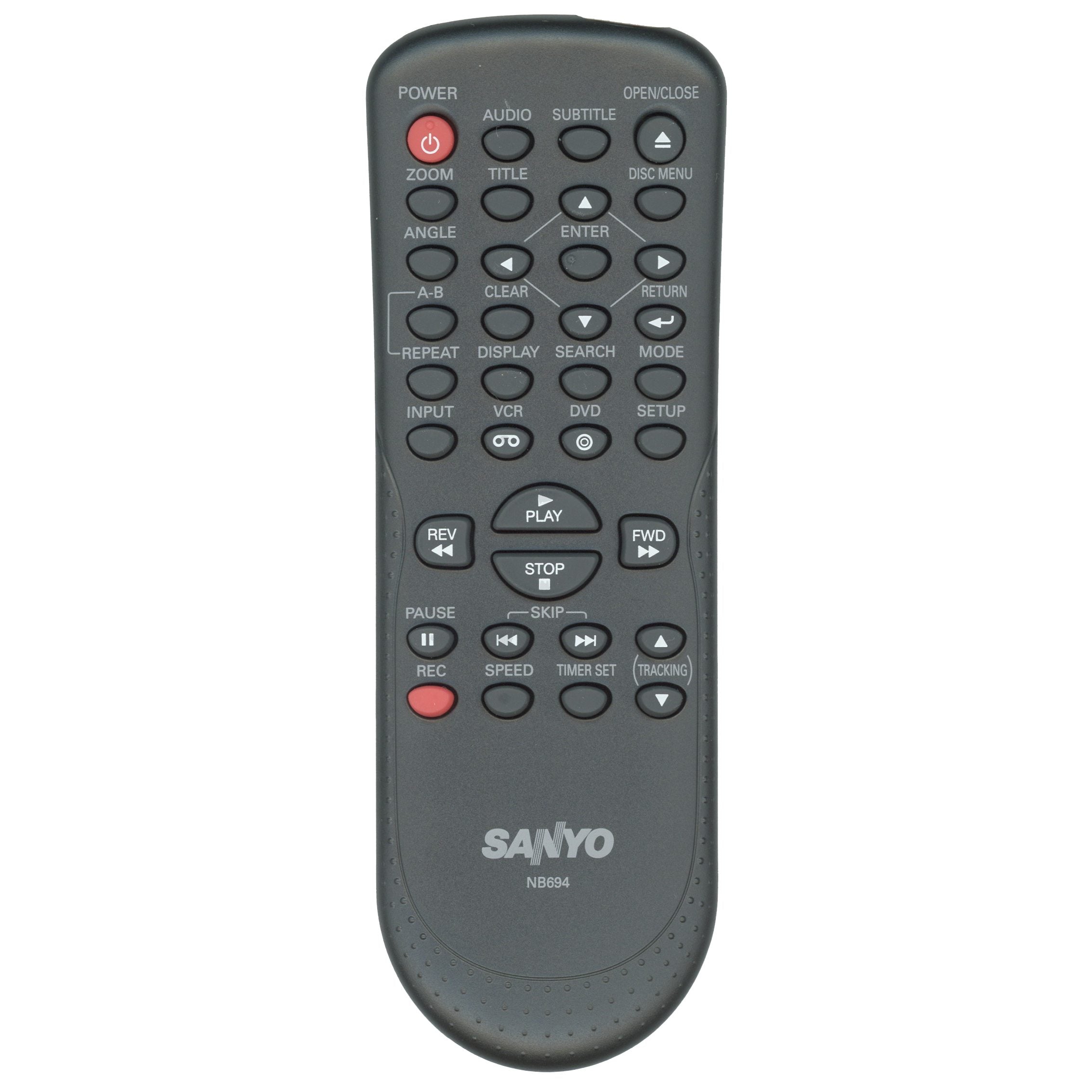 Sanyo NB694 DVD/VCR Remote Control