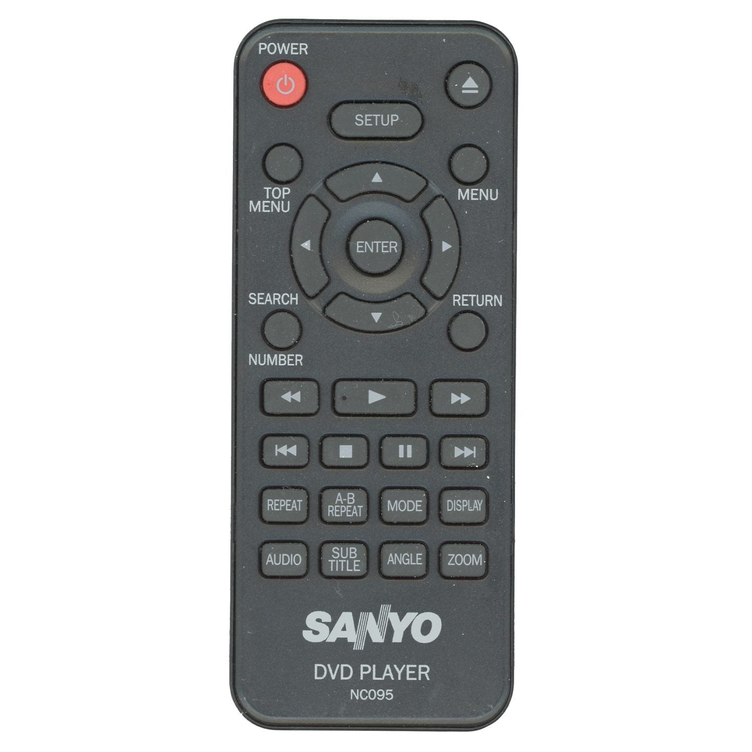 Sanyo NC095 DVD Remote Control