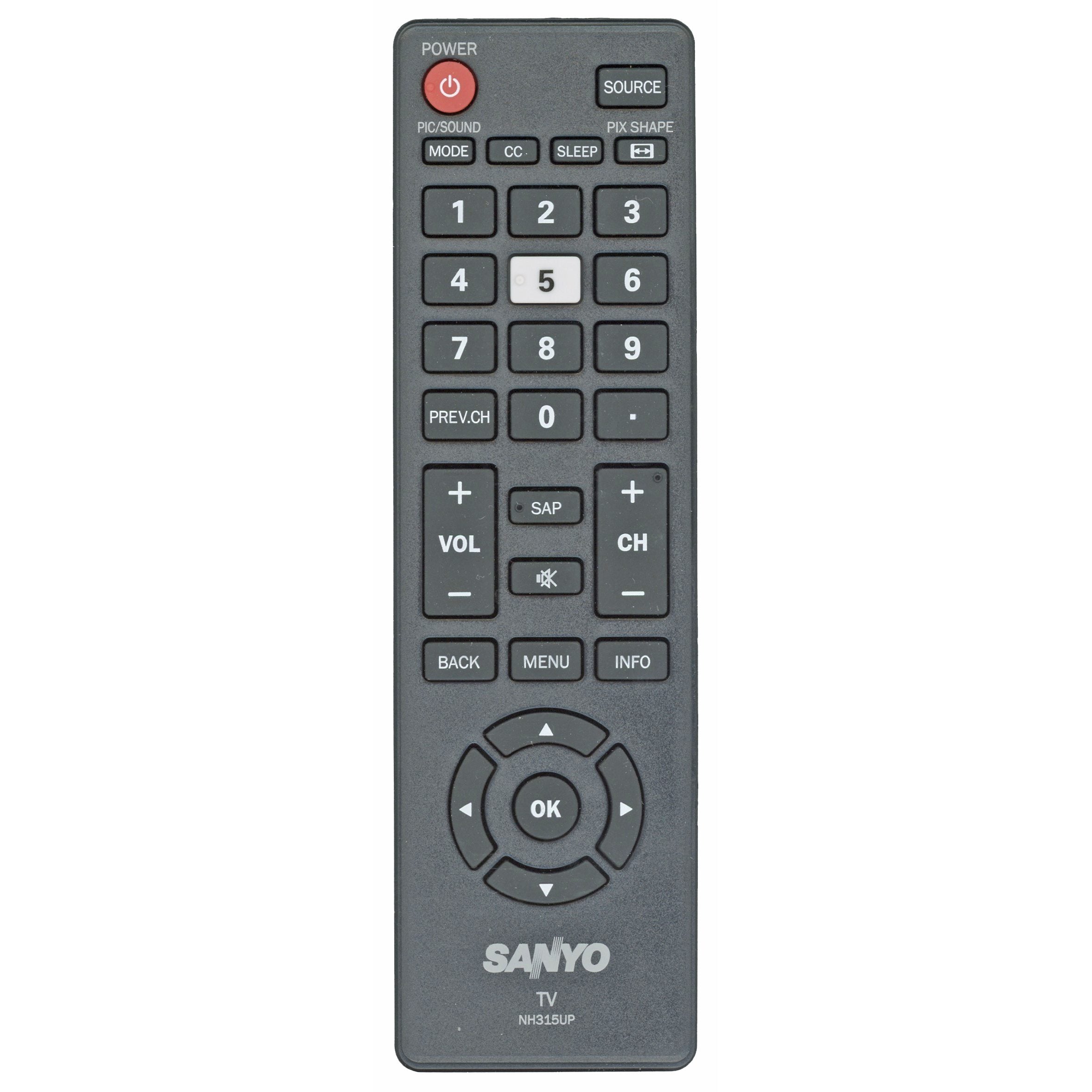 Sanyo NH315UP TV Remote Control