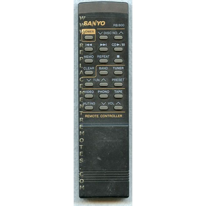 Sanyo RB800 CD Remote Control