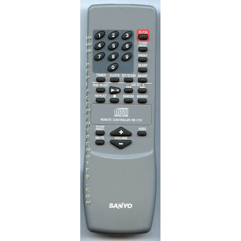 Sanyo RBC10 Audio Remote Control