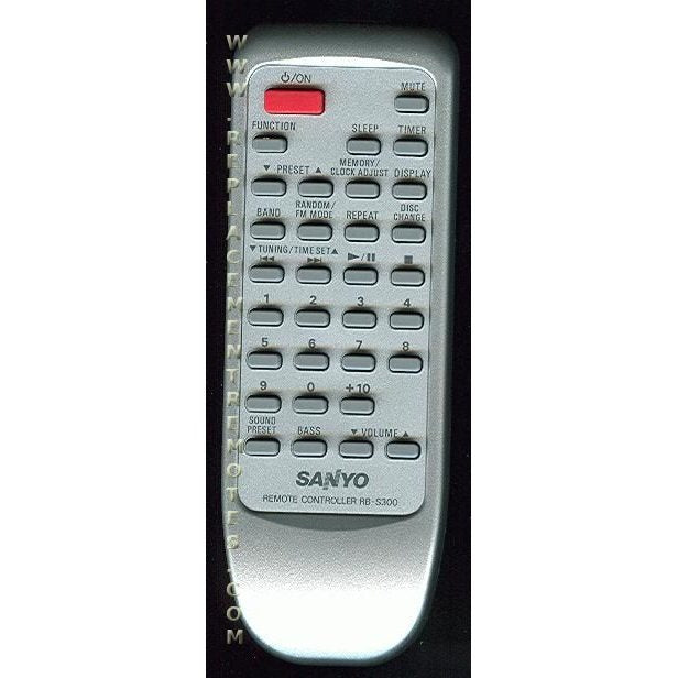 Sanyo RBS300 Audio Remote Control