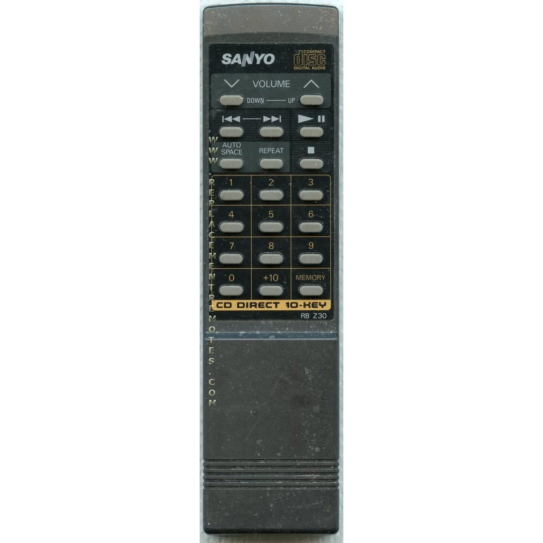 Sanyo RBZ30 CD Remote Control