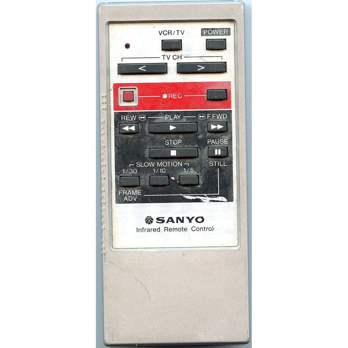 Sanyo RCNN153 VCR Remote Control