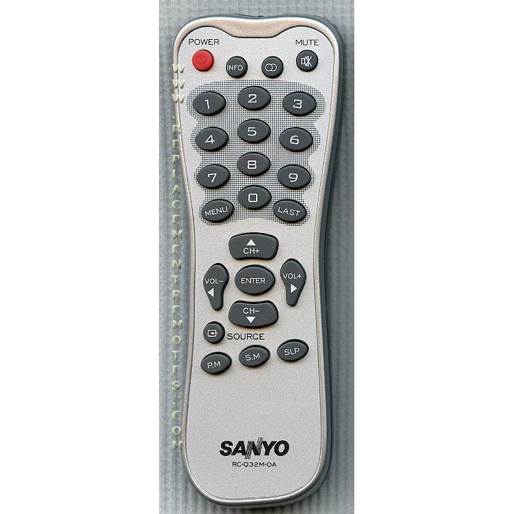 Sanyo RCQ32MOA TV Remote Control