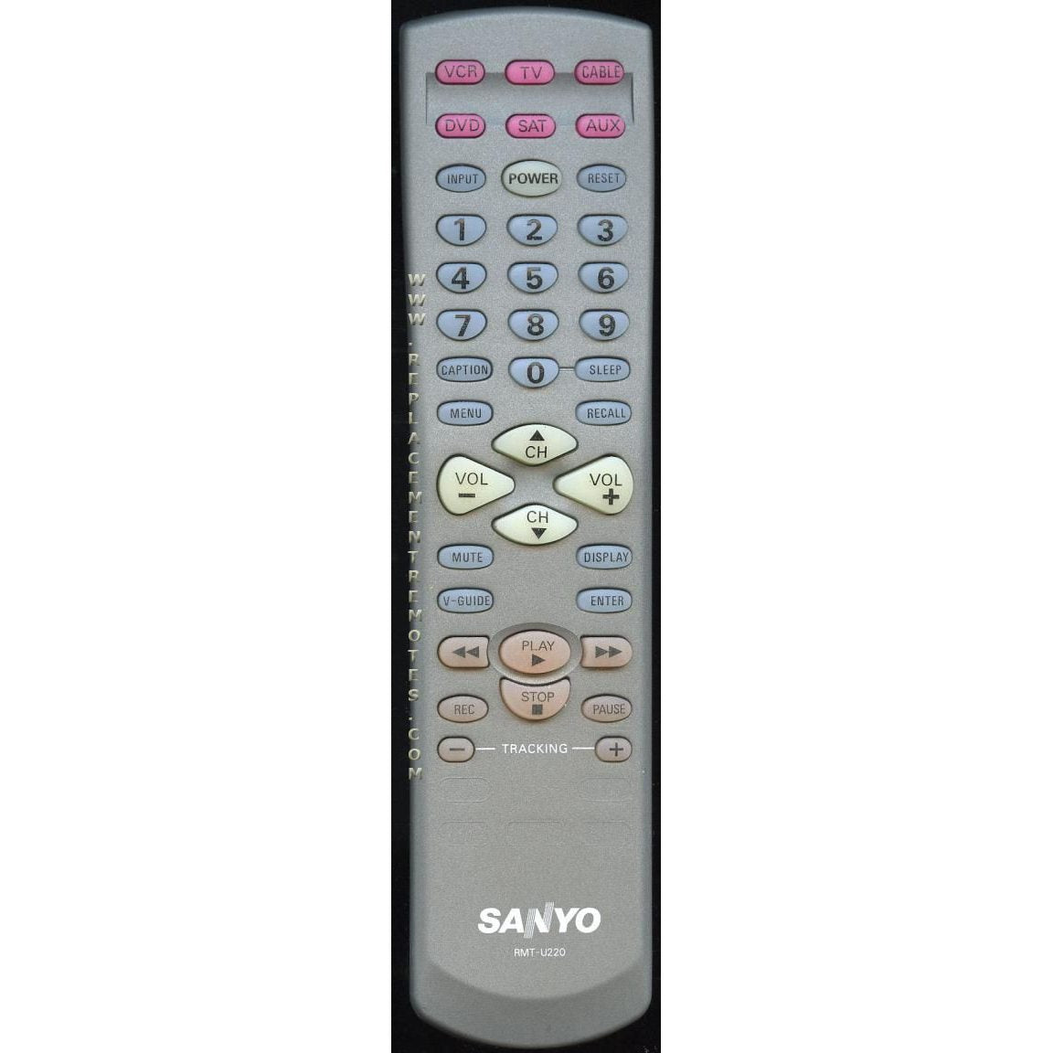 Sanyo RMTU220 TV Remote Control