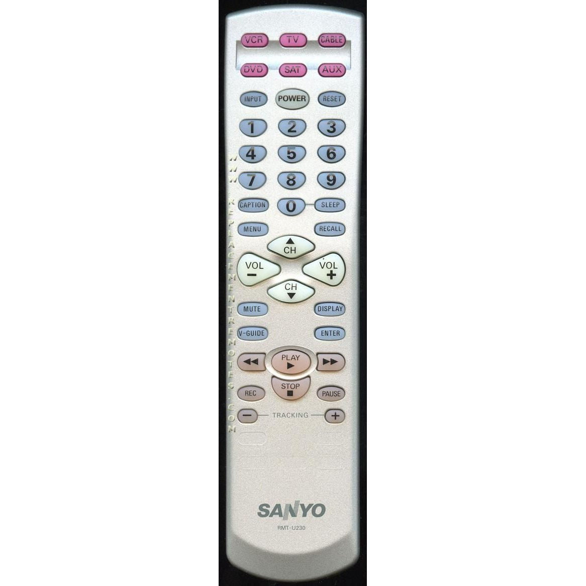 Sanyo RMTU230 TV Remote Control