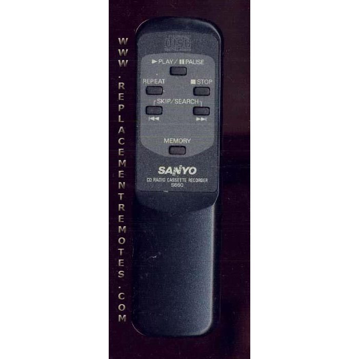 Sanyo S660 CD Remote Control