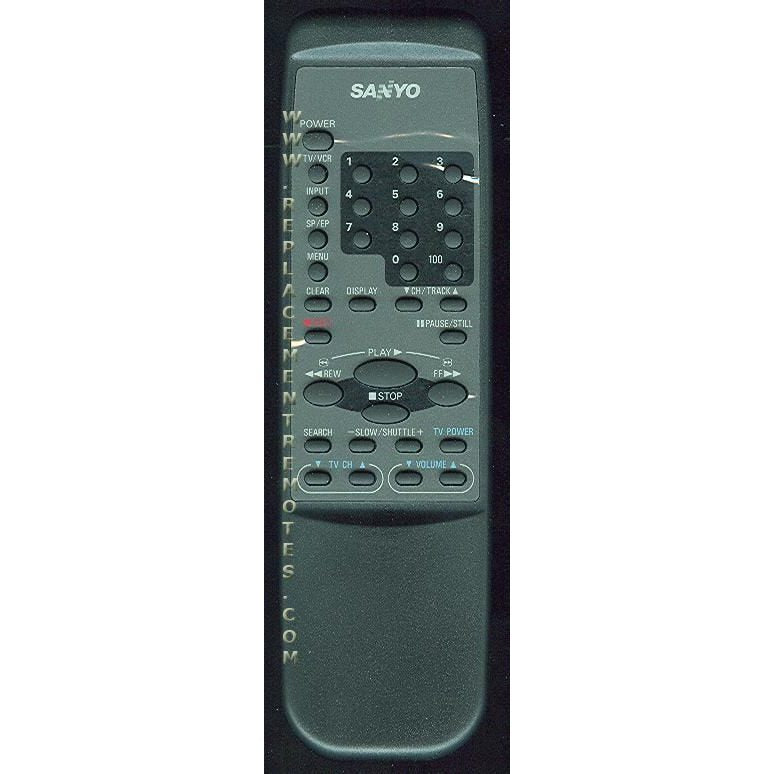 Sanyo VHRM407 VCR Remote Control