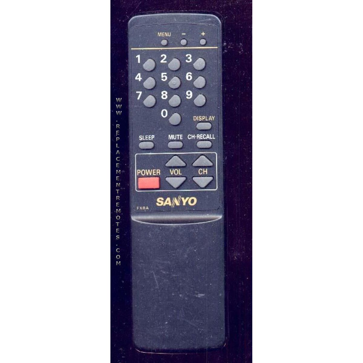 Sanyo VWM677 TV Remote Control