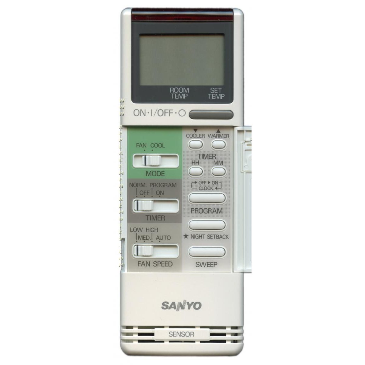 Sanyo XS3622 Air Conditioner Remote Control