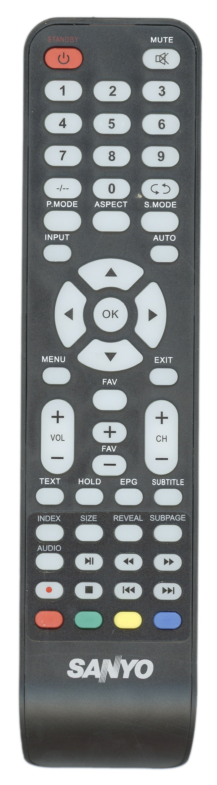 Sanyo SAN925A TV Remote Control