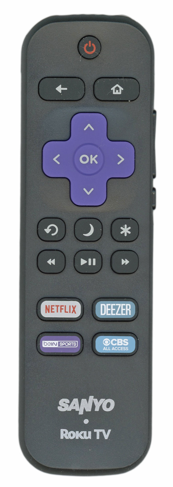 Sanyo URMT21CND008 ROKU TV Remote Control