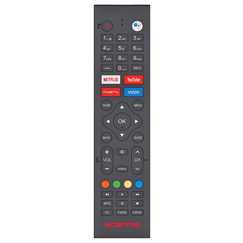 Sceptre 8142026670099K SMART TV Remote Control