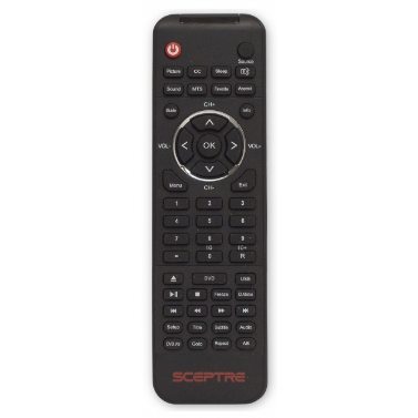 Sceptre E195BDrem TV/DVD Remote Control