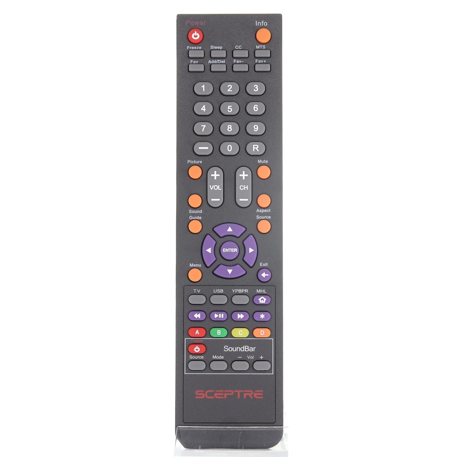 Sceptre E325BV TV Remote Control