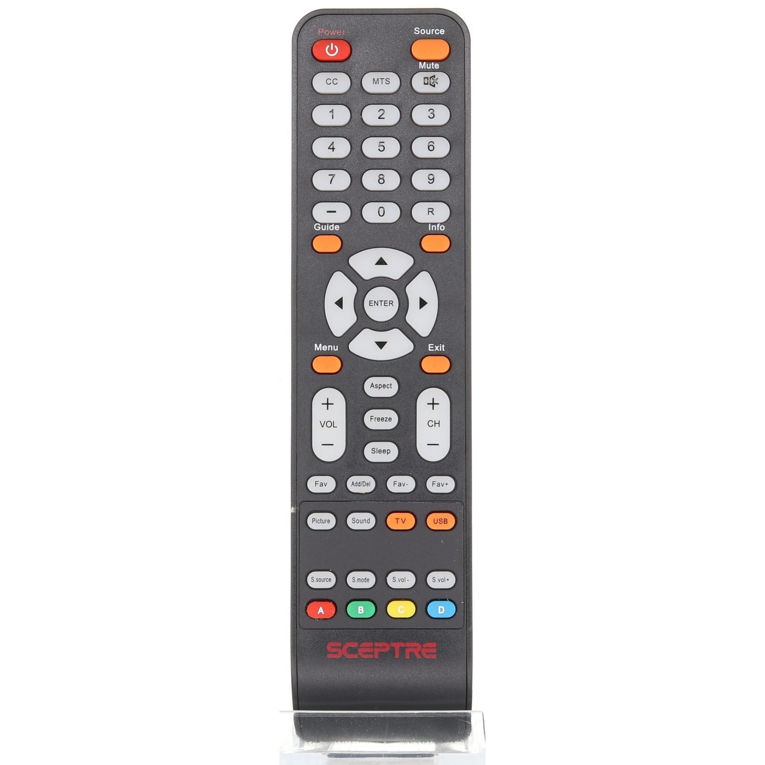 Sceptre X325 TV Remote Control