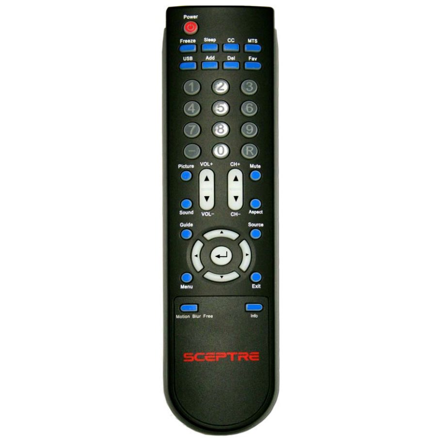 Sceptre X460rem TV Remote Control