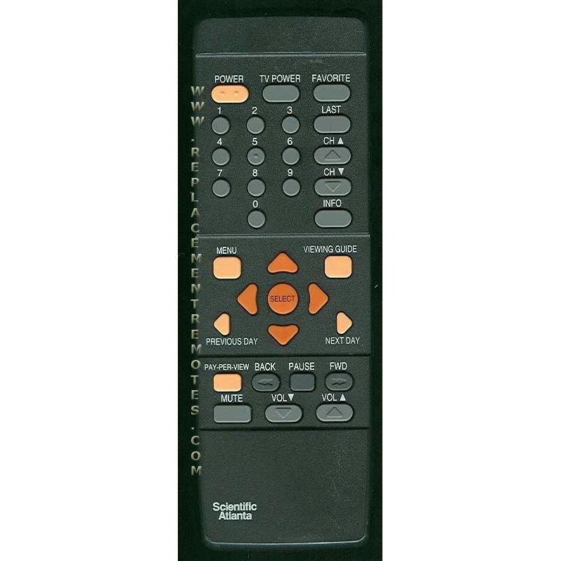 Scientific Atlanta 8650XT Cable Remote Control