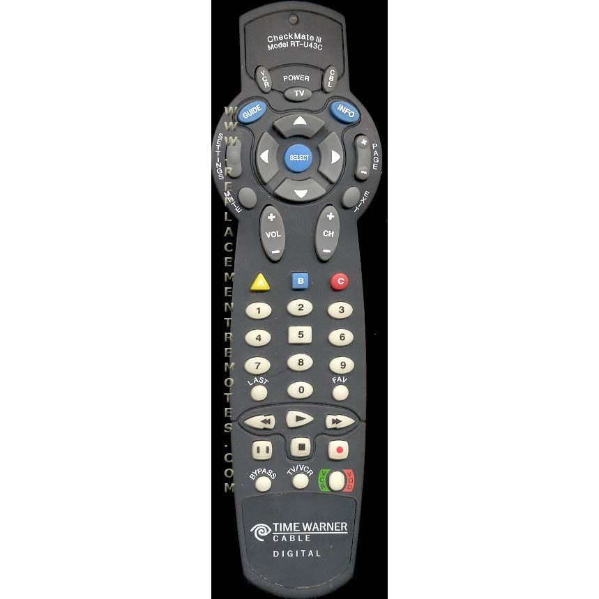 Scientific Atlanta RTU43C Cable Remote Control