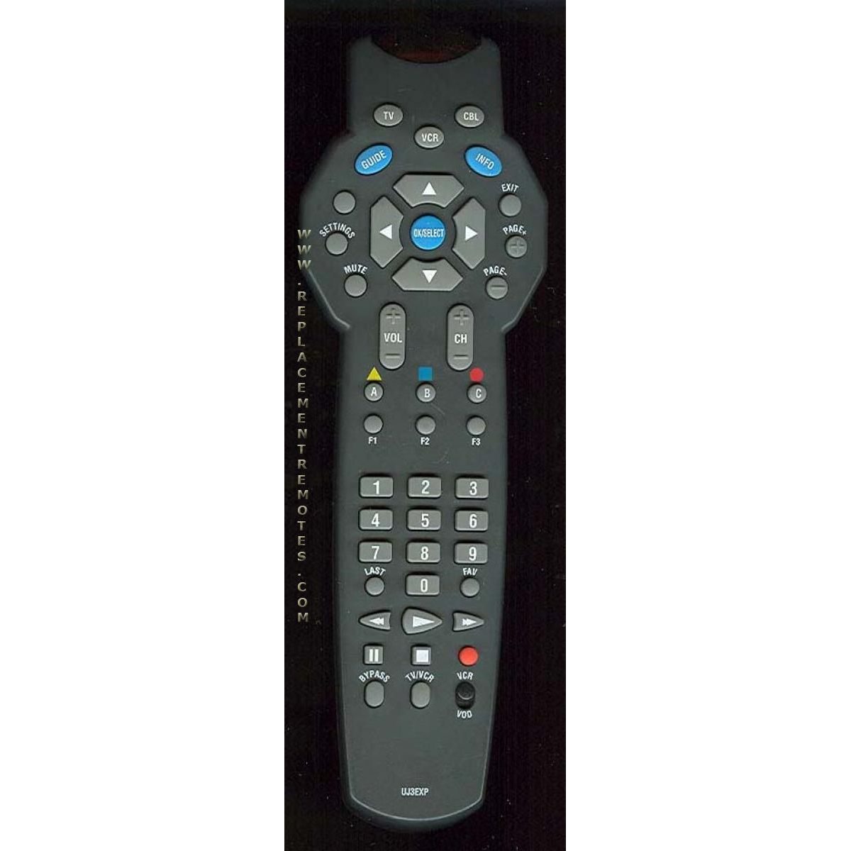 Scientific Atlanta UJ3EXP Cable Remote Control