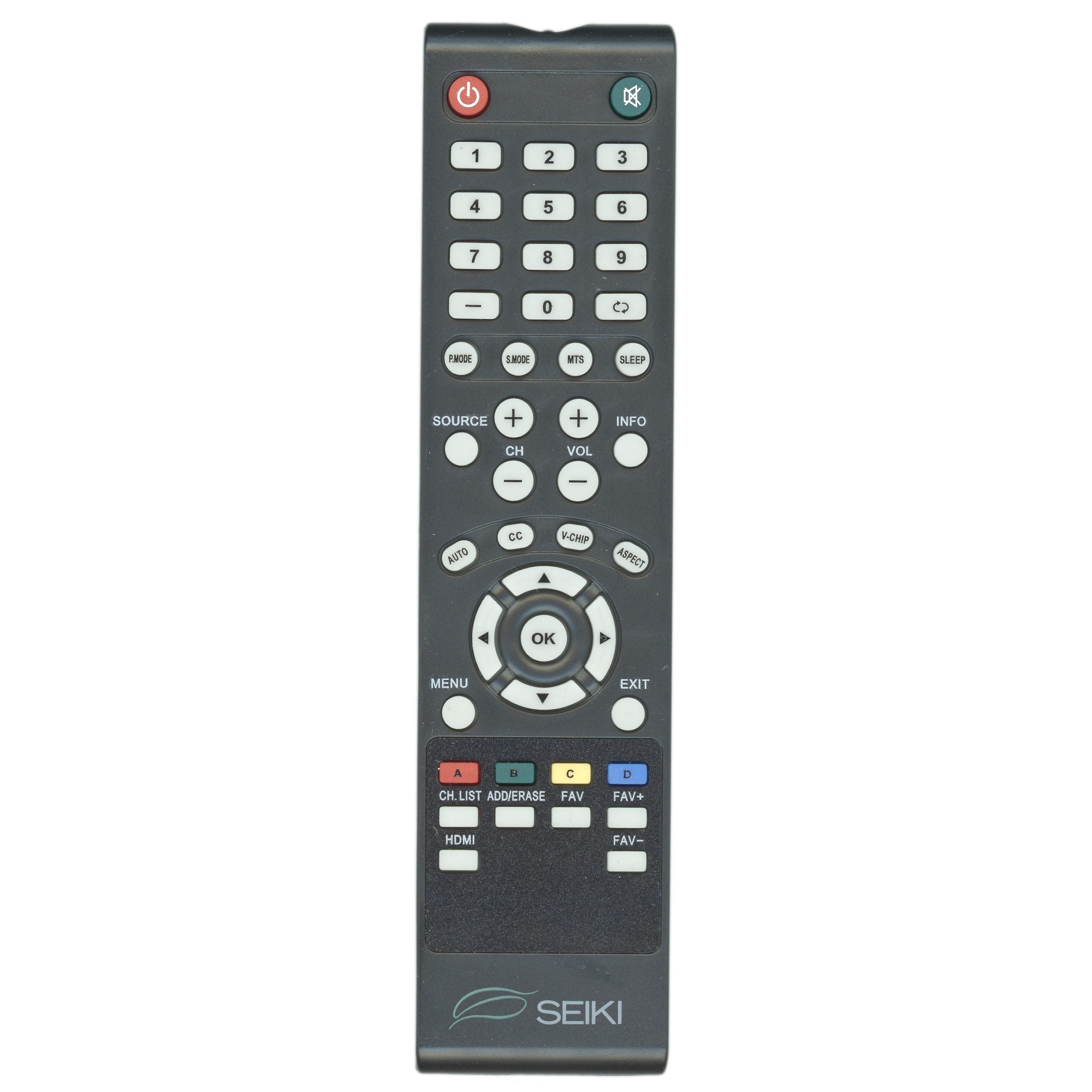 Seiki 84504503B01 TV Remote Control