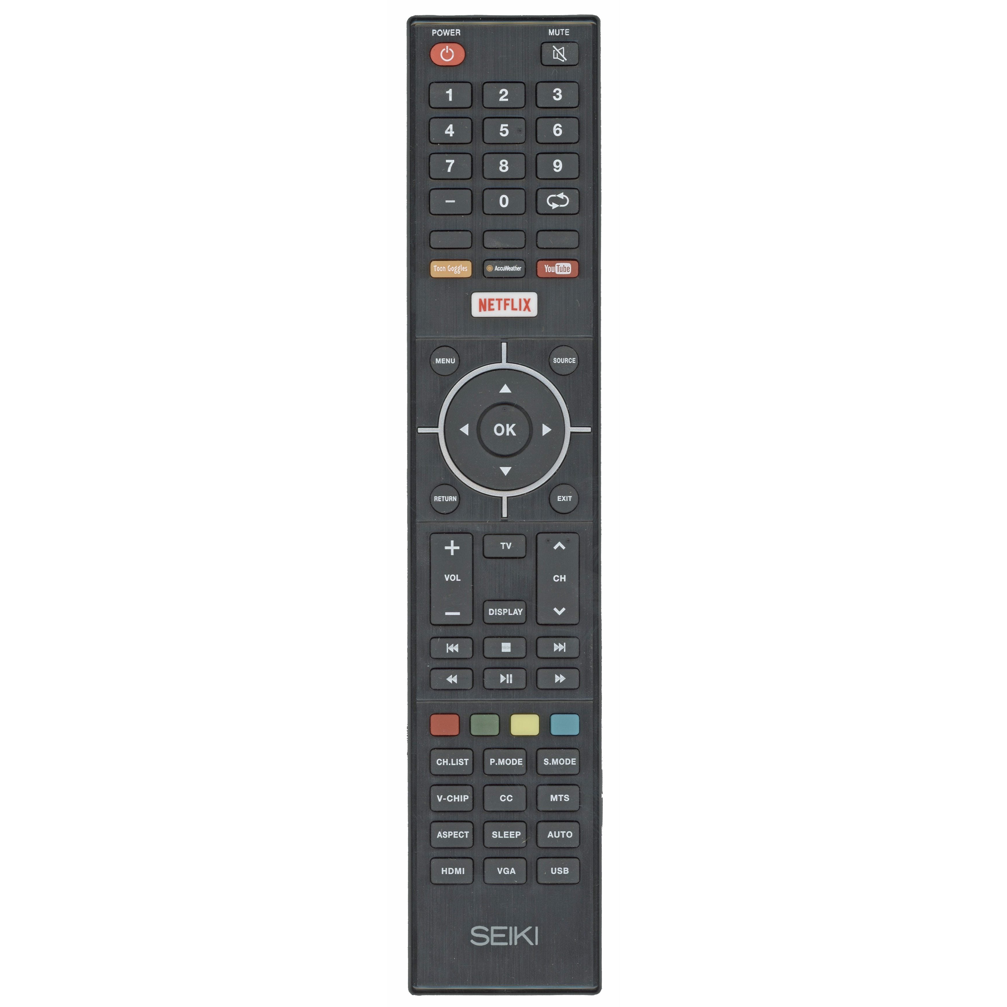 Seiki 84505800B05 TV Remote Control