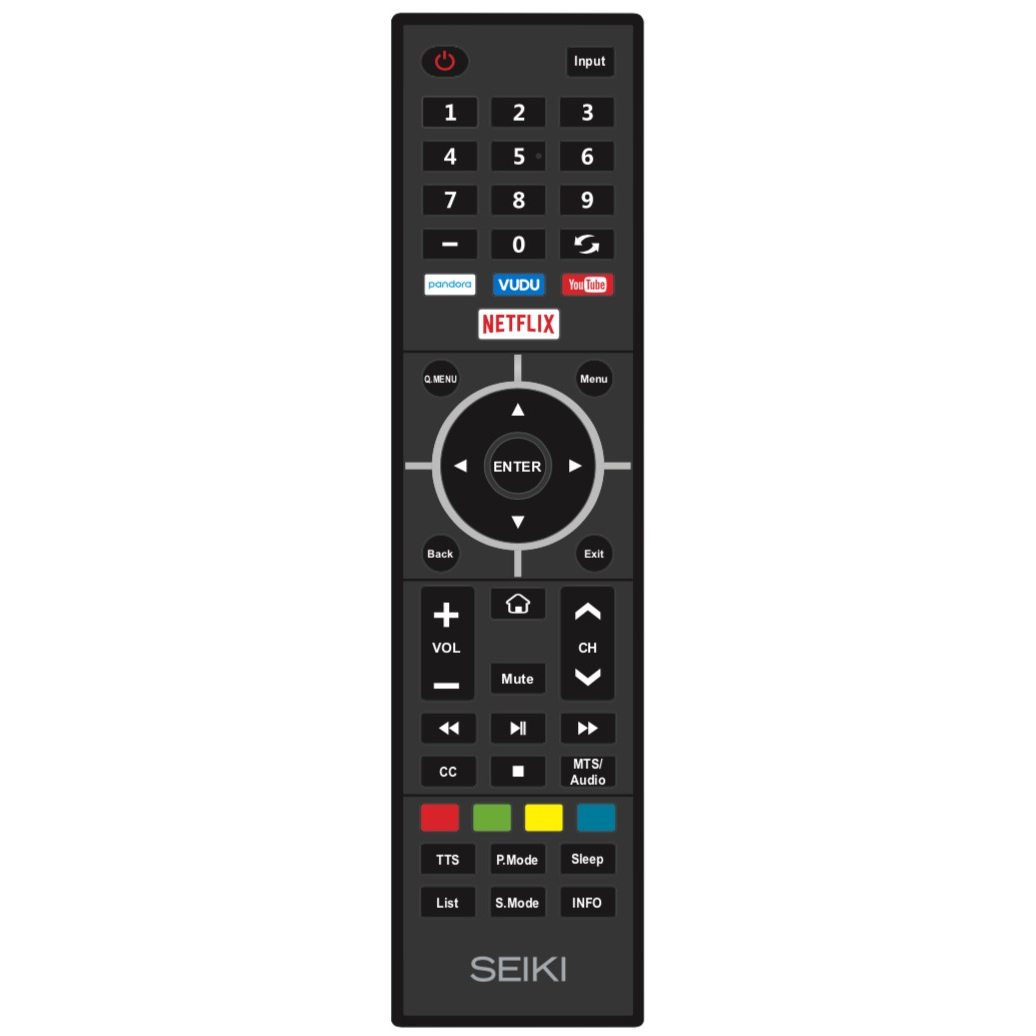 Seiki UKSERIESREM TV Remote Control