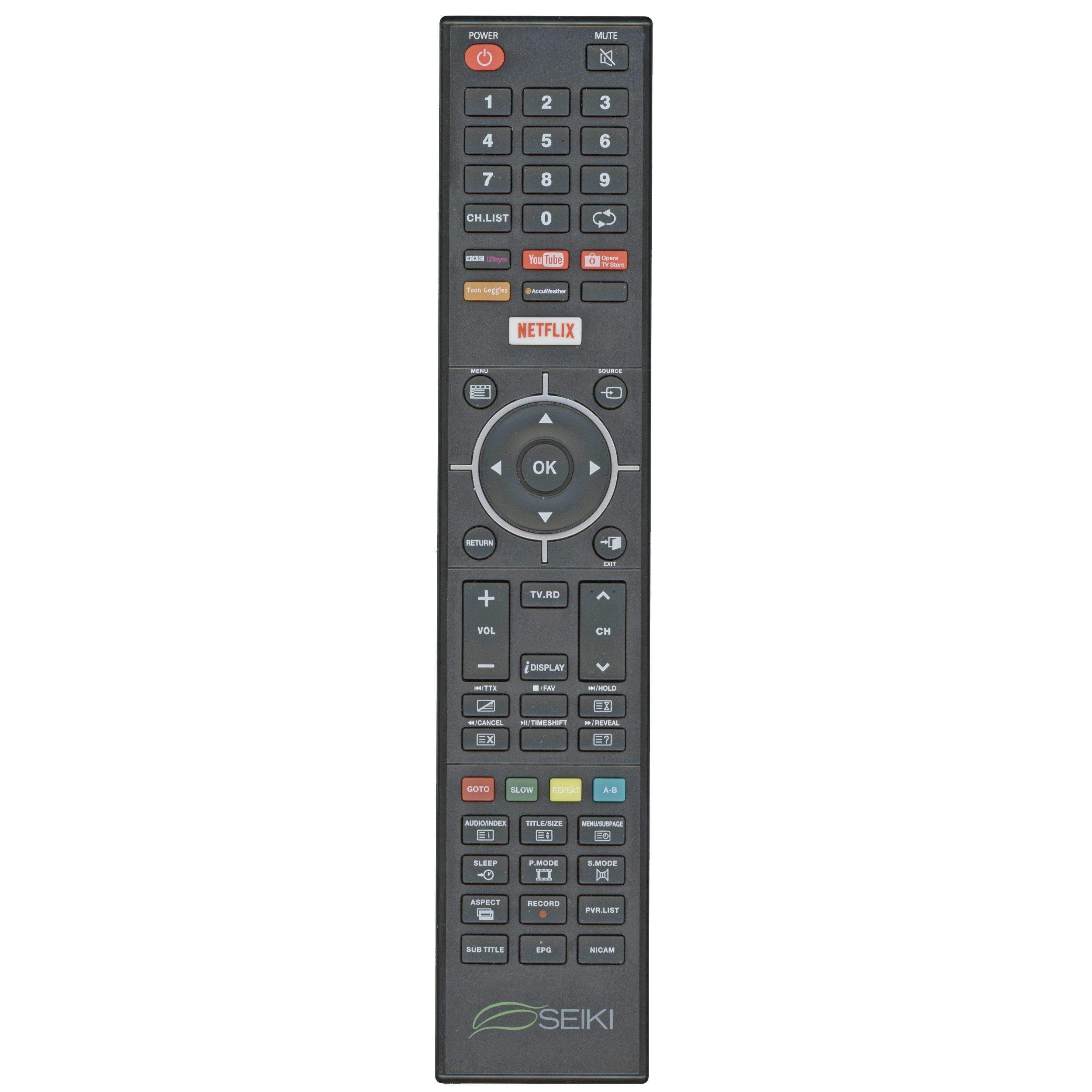 Seiki XHY35504 TV Remote Control