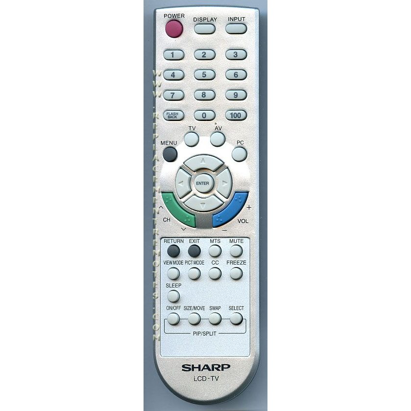 Sharp 0LTLP30010002 TV Remote Control