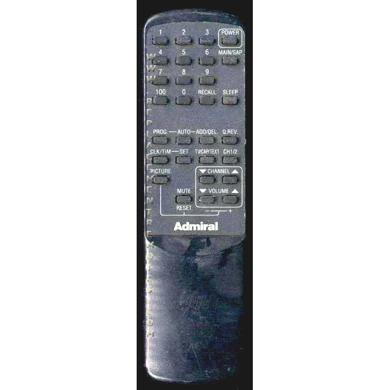 Sharp 25021 Admiral TV Remote Control