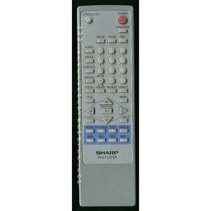 Sharp 9HL740U DVD Remote Control