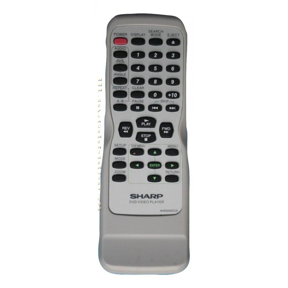 Sharp 9HSNA932UD DVD Remote Control