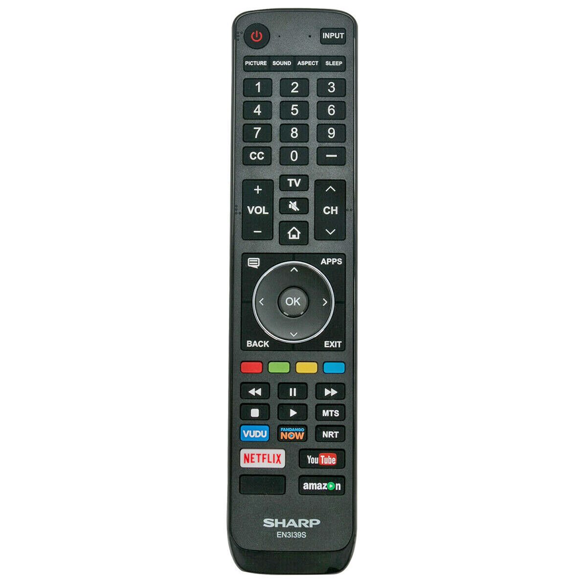 Sharp EN3I39S TV Remote Control