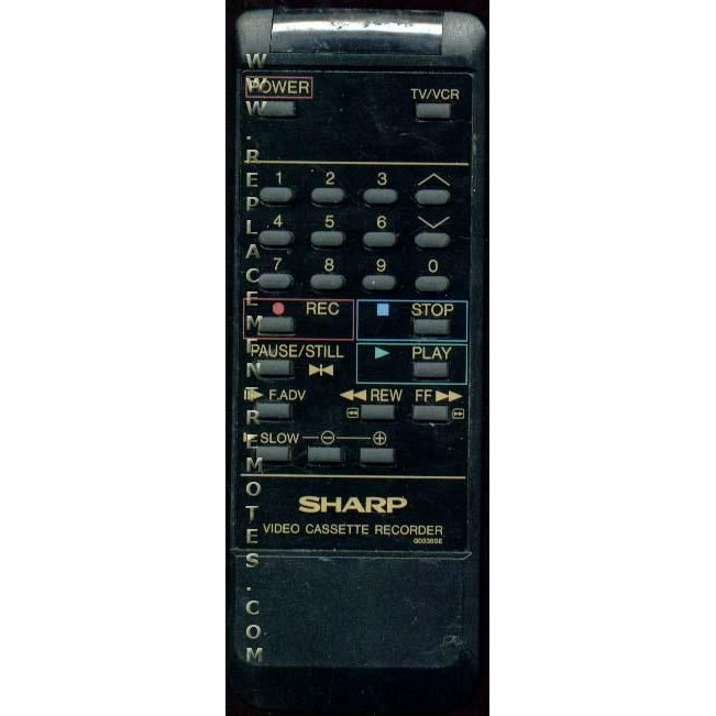 Sharp G0335GE VCR Remote Control