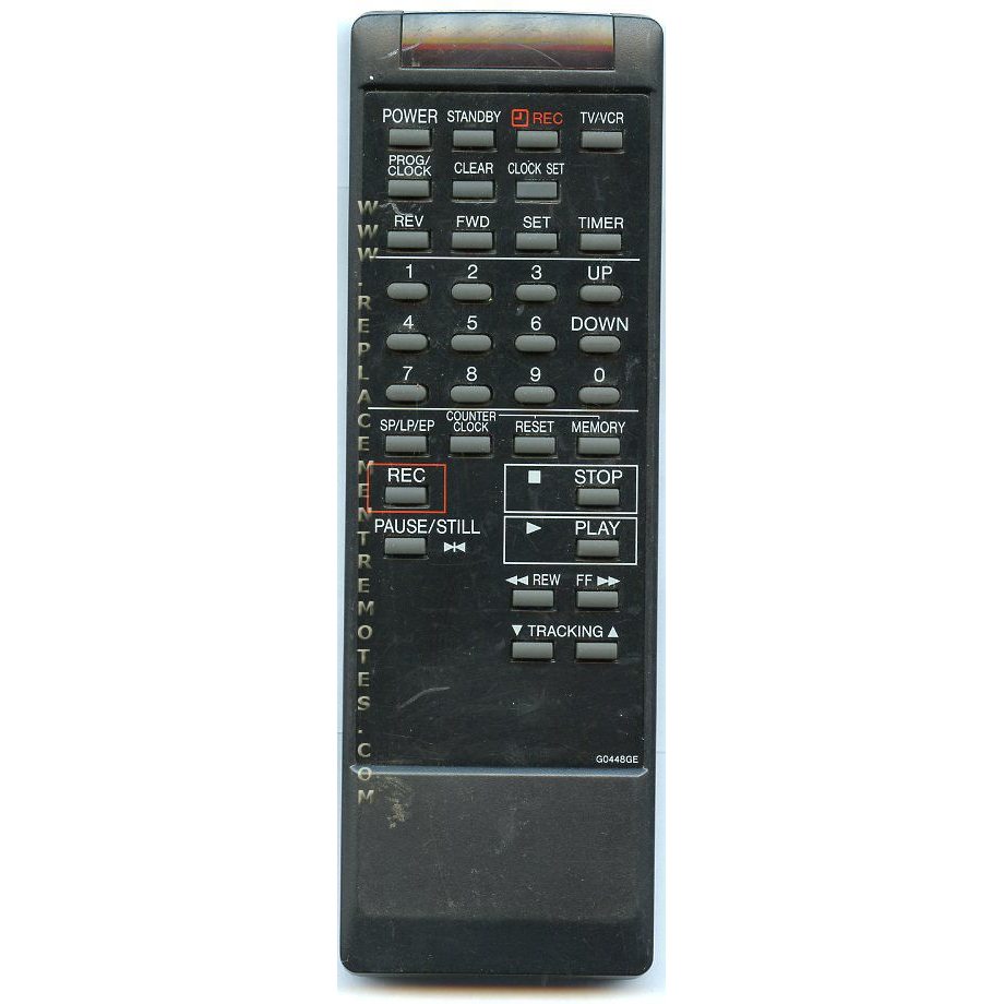 Sharp G0448GE VCR Remote Control