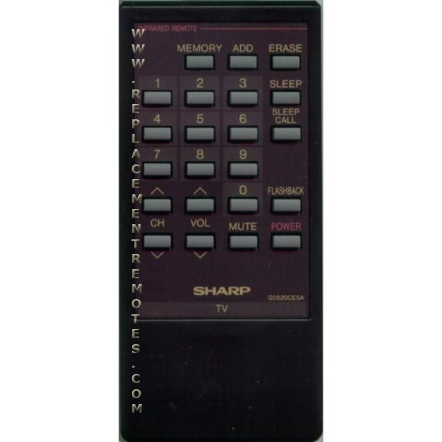 Sharp G0520CESA TV Remote Control