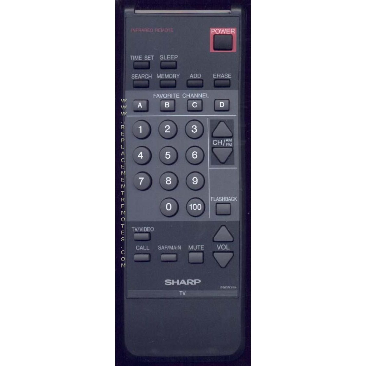 Sharp G0637CESA TV Remote Control