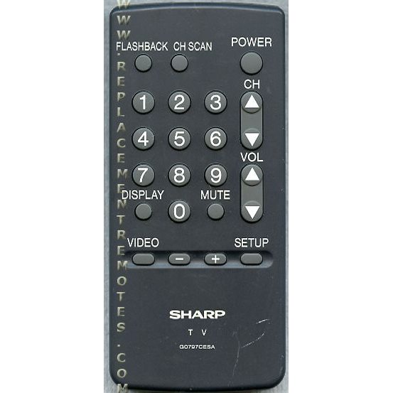 Sharp G0797CESA TV Remote Control