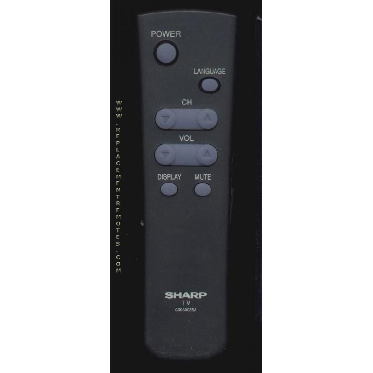 Sharp G0939CESA TV Remote Control