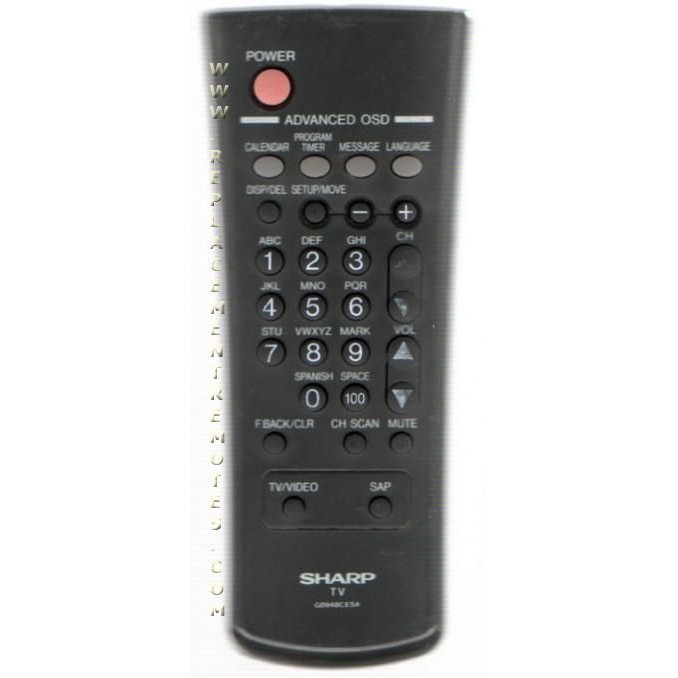 Sharp G0948CESA TV Remote Control