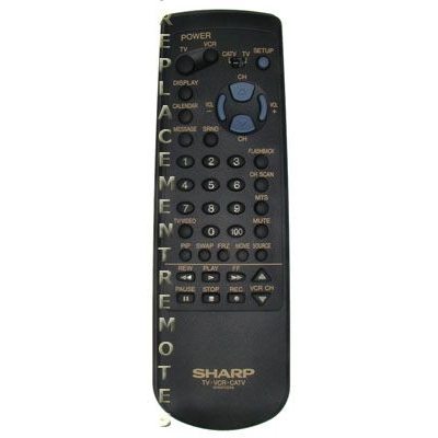 Sharp G1037CESA TV/VCR Remote Control